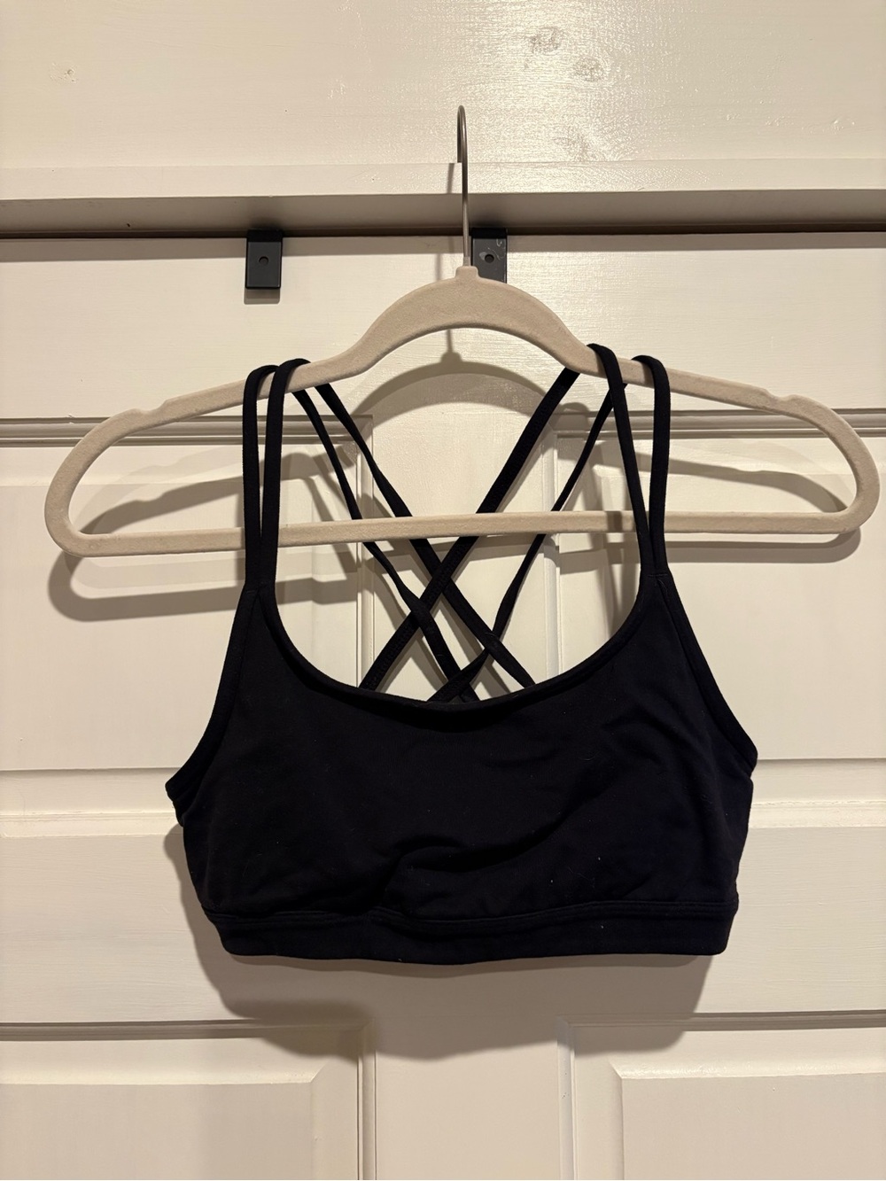Athleta Black Crisscoss Back Sports Bra